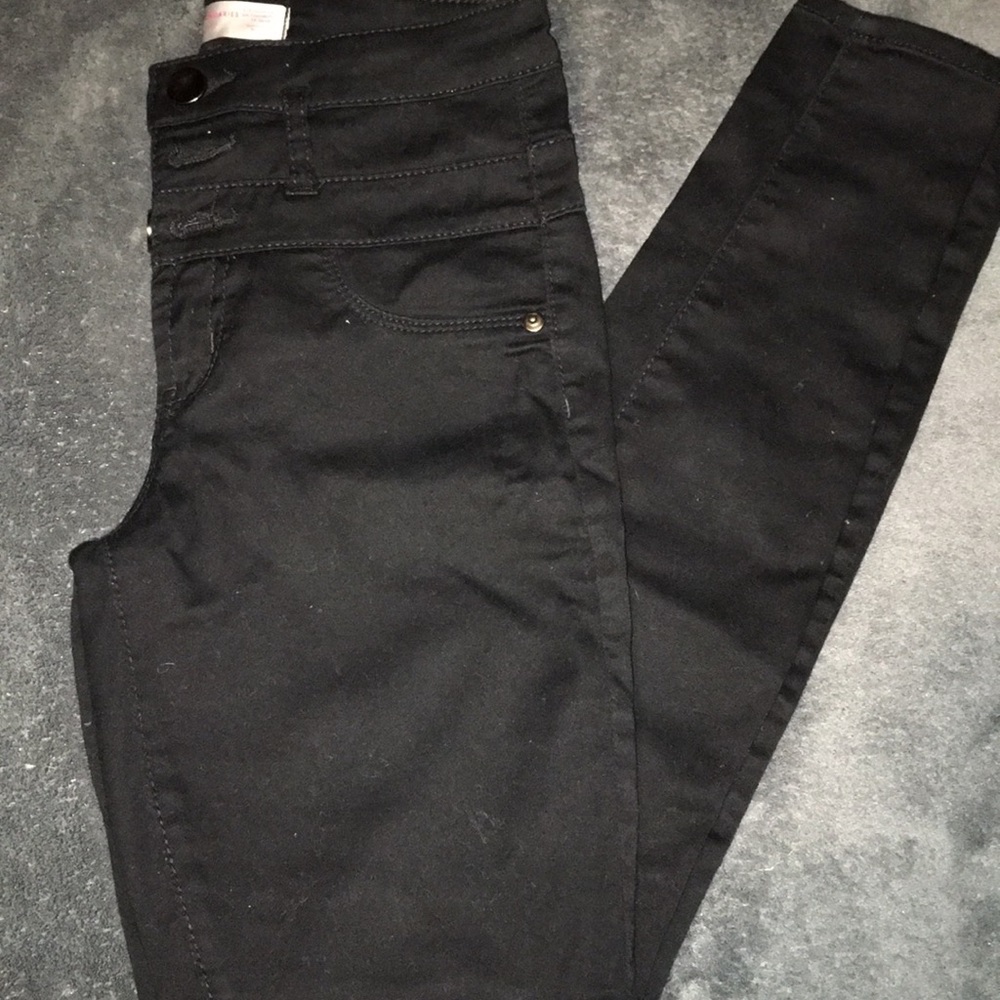 High wasted skinny jeans